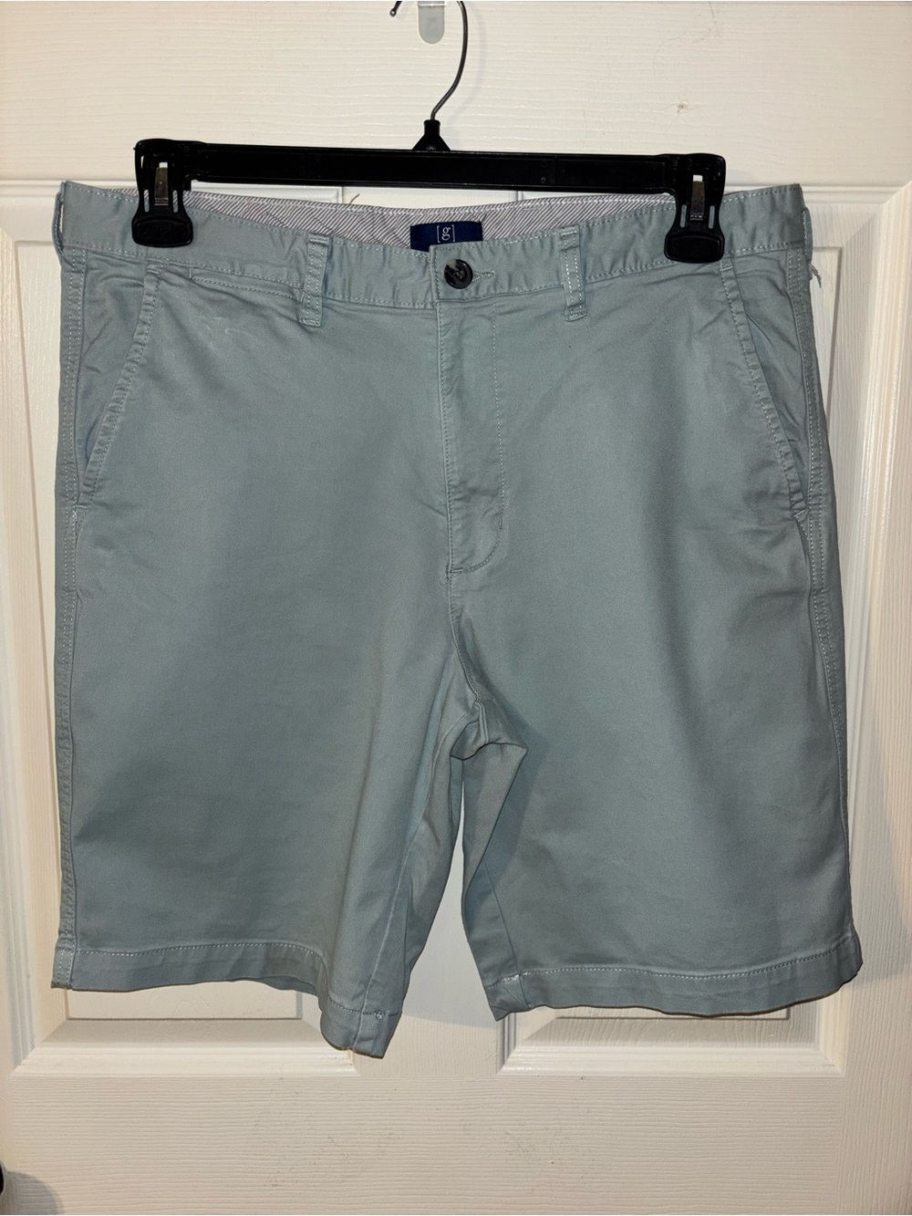 George Light Blue Men's Flat Front Shorts